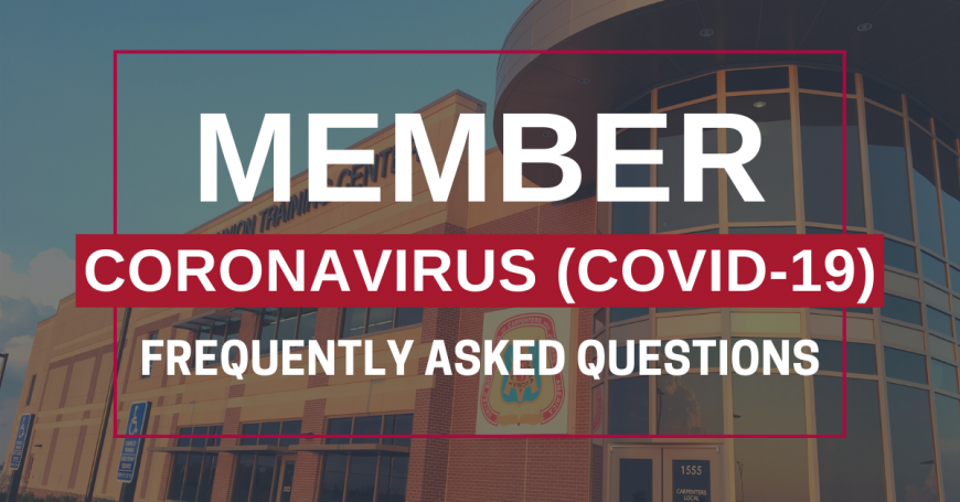 Member Coronavirus FAQ